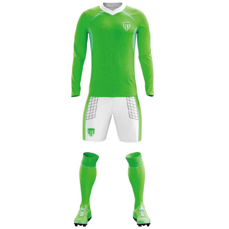 Vibrant Green-White Sportswear