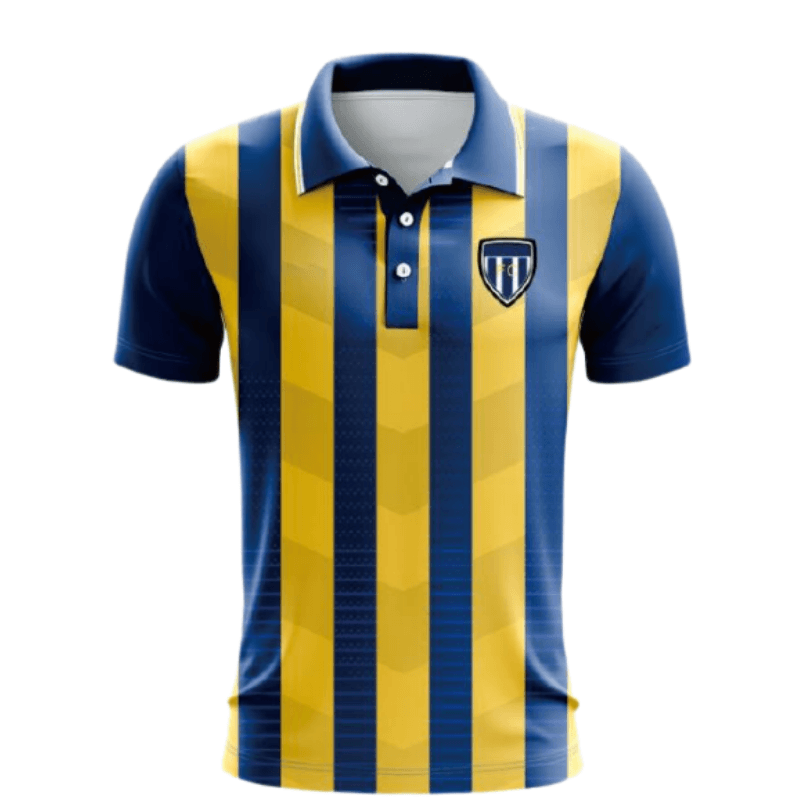 Yellow and Blue Btripes Polo