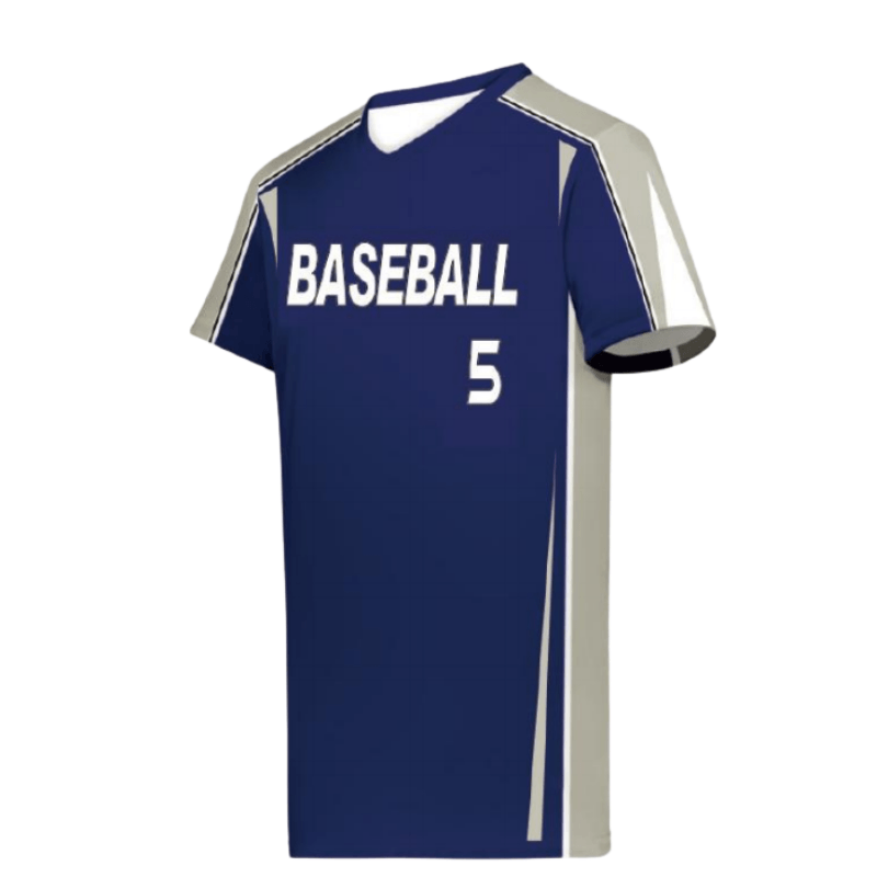 Royal‑Blue Short‑Sleeve Baseball Jersey