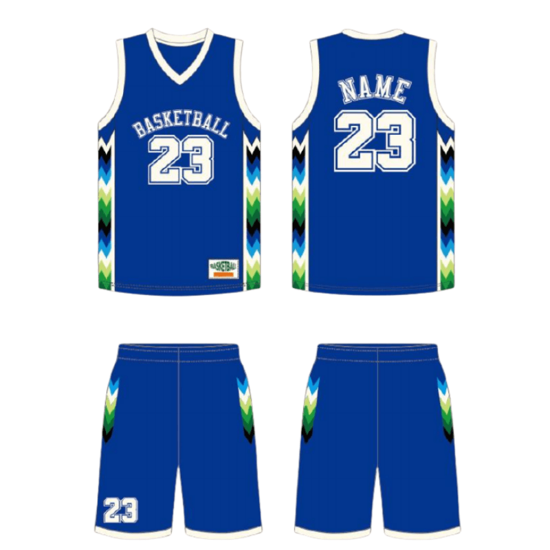 Royal‑Blue Two‑Piece Basketball Jersey