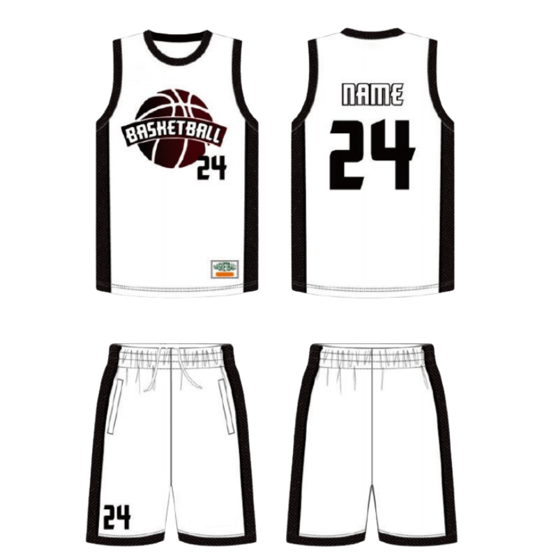 White Two‑Piece Basketball